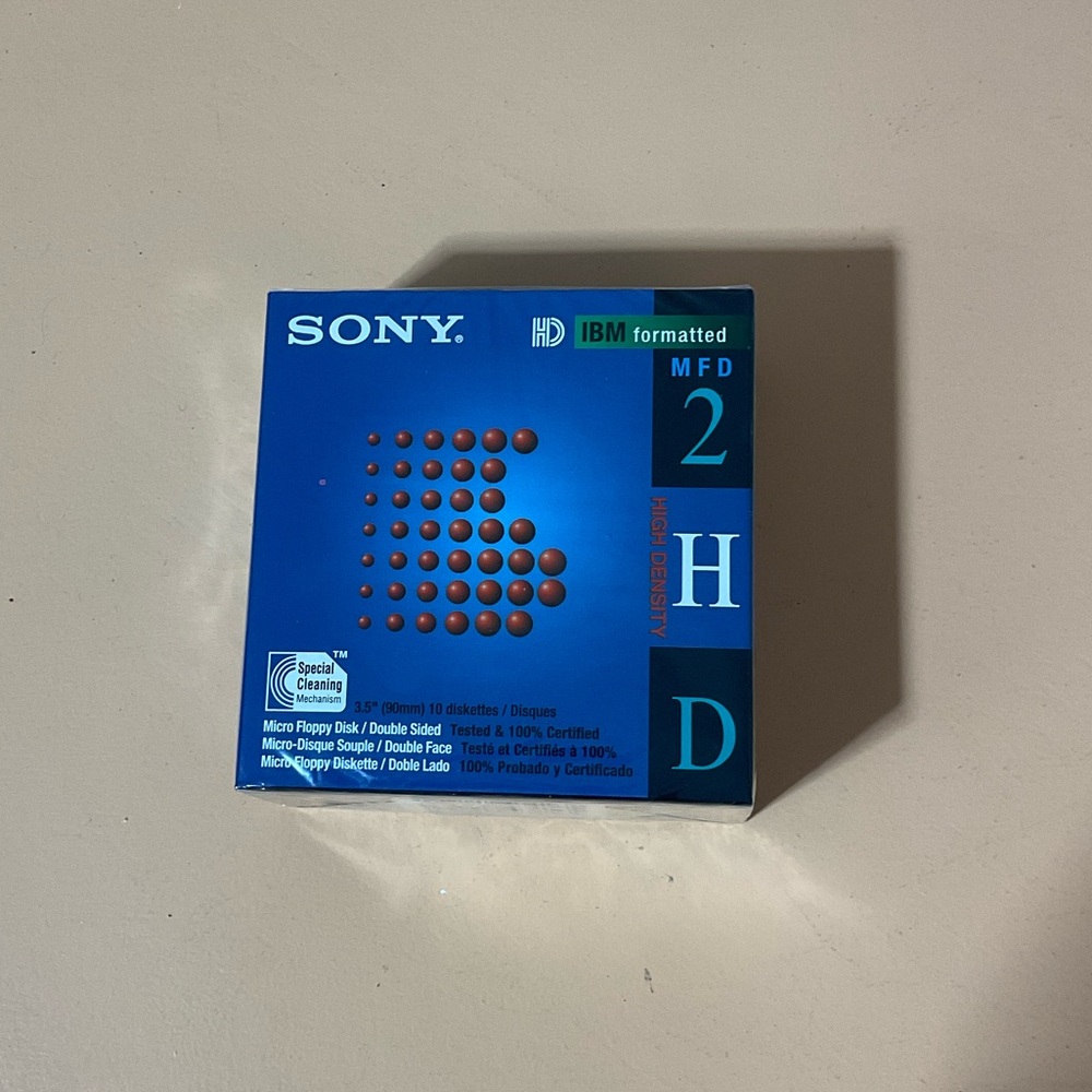 IBM Formatted pack of 10 micro-floppy disks